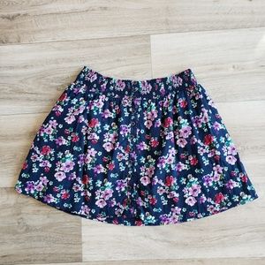 Mini floral skirt